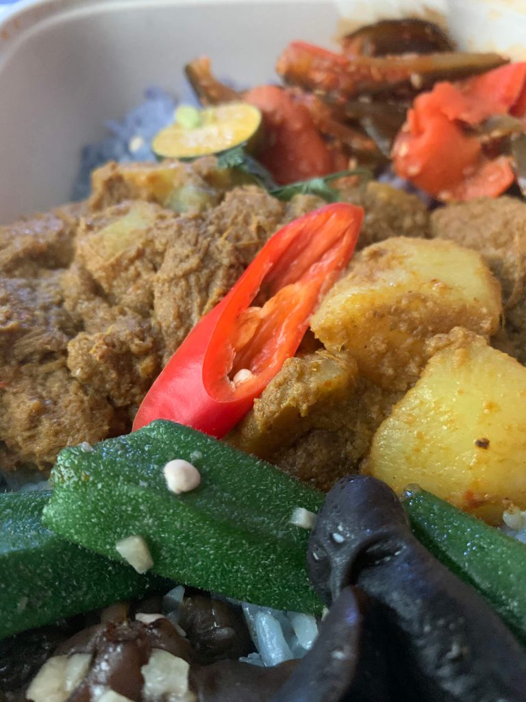 Hearty Coconut Beef Rendang focus