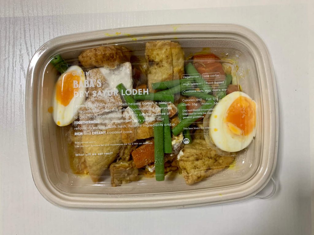 Baba's Dry Sayur Lodeh with cover