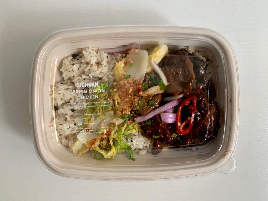 Sichuan Spring Onion Chicken with cover