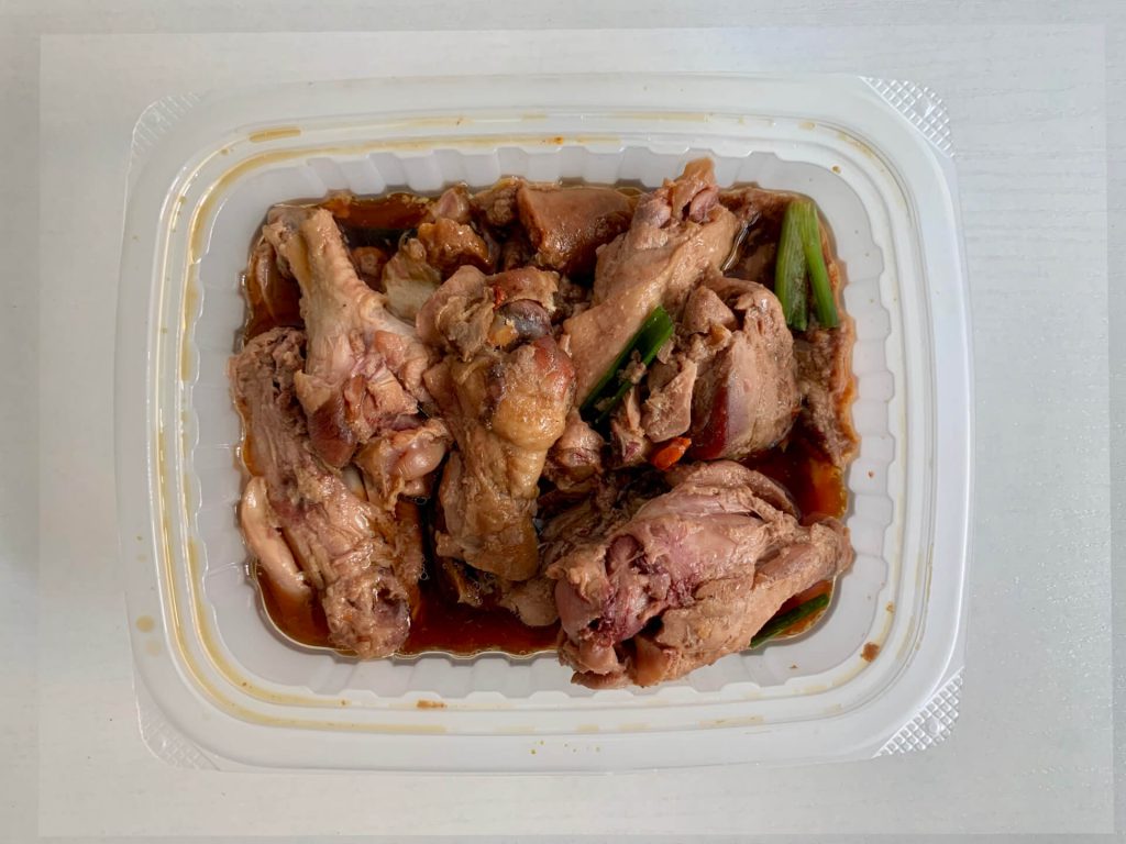 Steam Chicken with Chinese Sausages