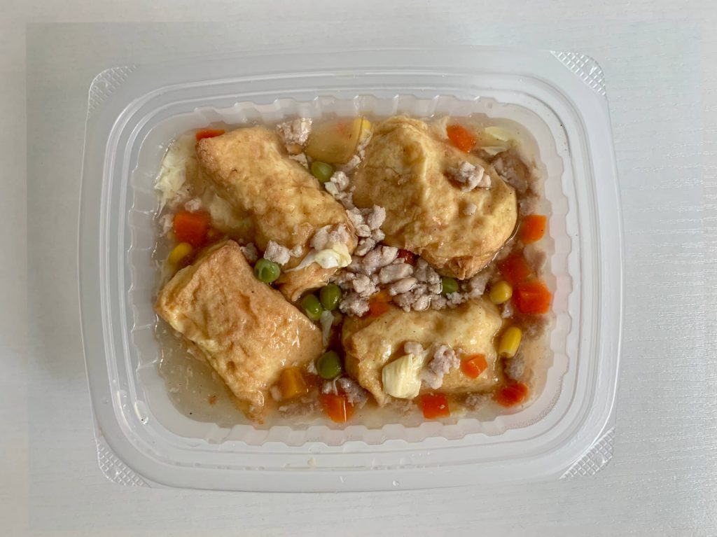 Tofu with Chicken Mince Meat